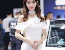 车模小姐姐车展视频素材,镜头下的时尚演绎